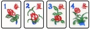 Mahjong - The four seasons